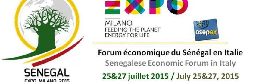 Visuel Forum économique du Sénégal en Italie
